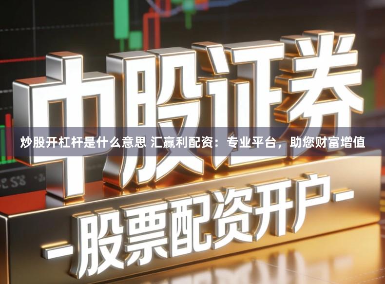 炒股开杠杆是什么意思 汇赢利配资:专业平台,助您财富增值