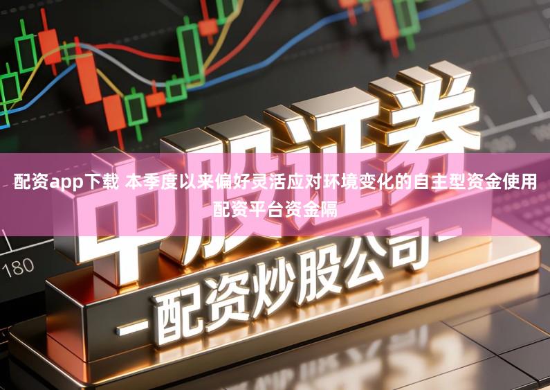 配资app下载 本季度以来偏好灵活应对环境变化的自主型资金使用配资平台资金隔